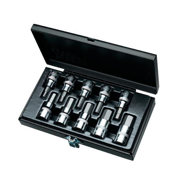  Polar 1/2”Socket Driver Set For Hex Head Screws 10 Pieces 