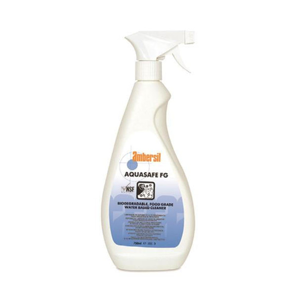 Ambersil Aquasafe FG NSF A1 Water Based Cleaner / De greaser 750ml 