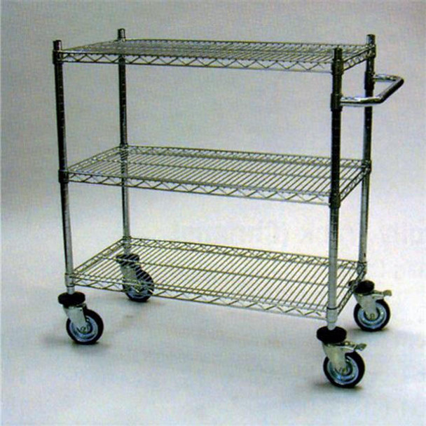 TSL Approved ESD US Type Cart 3 Shelf 39" High 