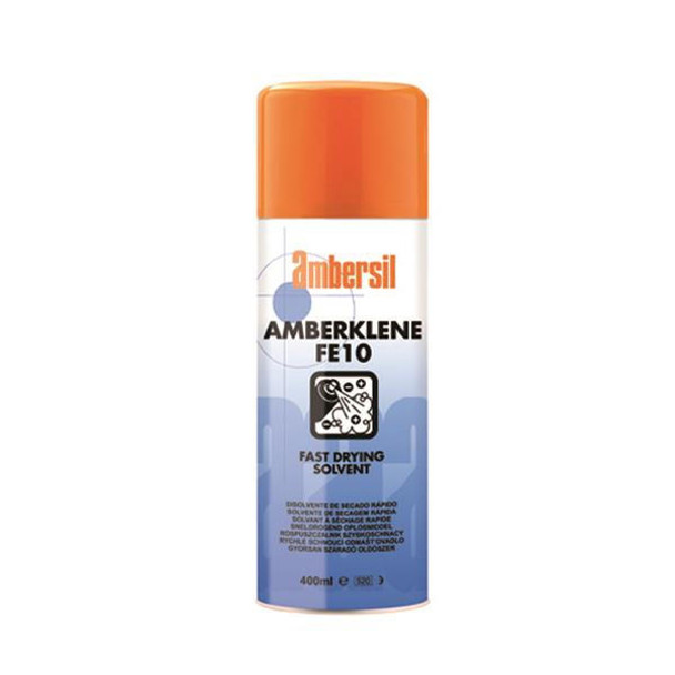 Ambersil Amberklene FE10 Fast Drying Solvent 400ml 