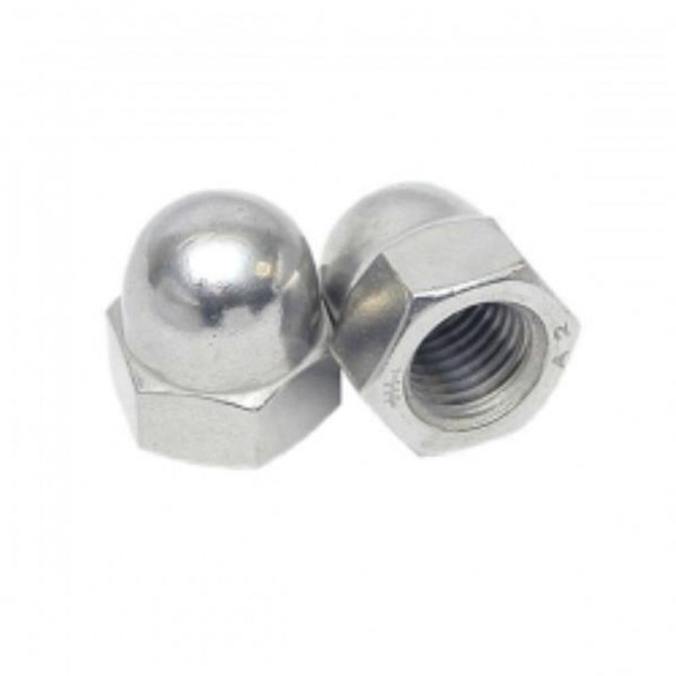  Rawlplug  Din 1587 Dome Nuts Zinc Plated Box of 100 