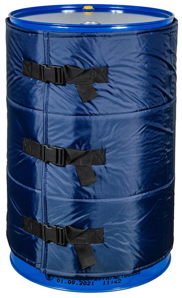 Kuhlmann Electro Heat Kuhlmann 17-2330 Passive insulation jacket for 200L drum. Wrap around type. Blue, Passive,  1990x800mm
 