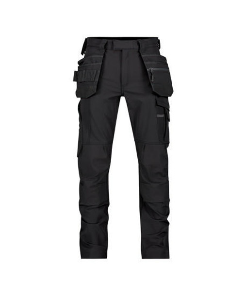 Dassy DASSY Matrix (201070) Work trousers with stretch multi-pockets and knee pockets Black 