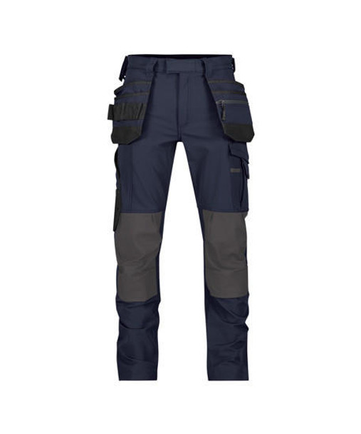 Dassy DASSY Matrix (201070) Work trousers with stretch multi-pockets and knee pockets Navy/Grey 