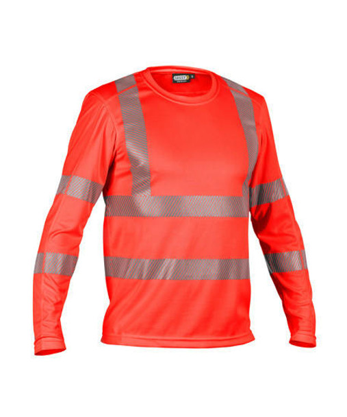 Dassy DASSY Carterville (710037) High Visibility UV T-Shirt with long sleeve Red 