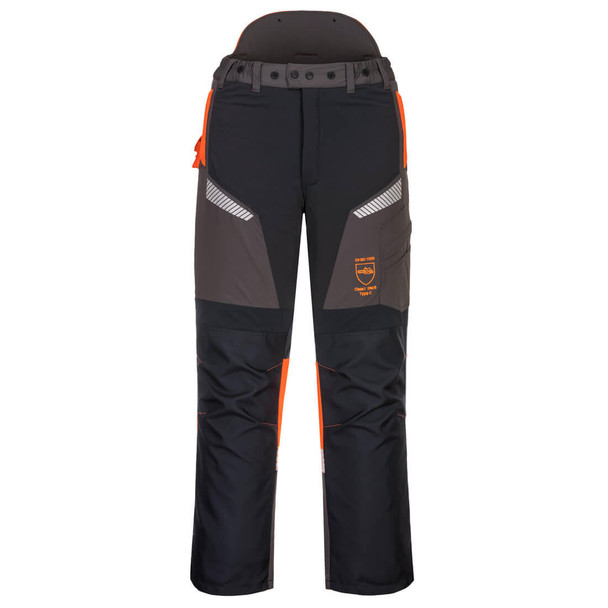  Portwest Oak Professional Chainsaw Trouser Black 