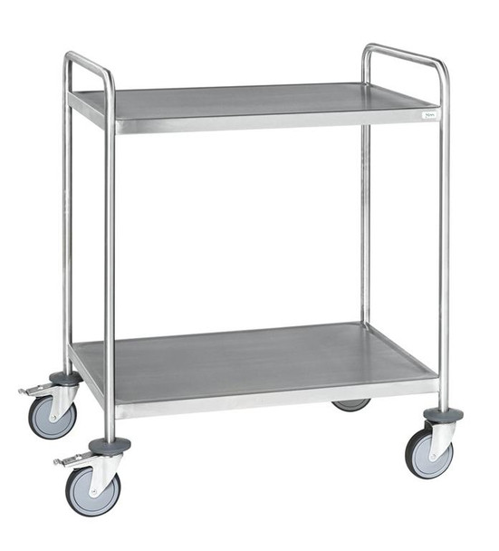  Kongamek 2 Shelf Stainless 304 Trolley, Fully Welded 