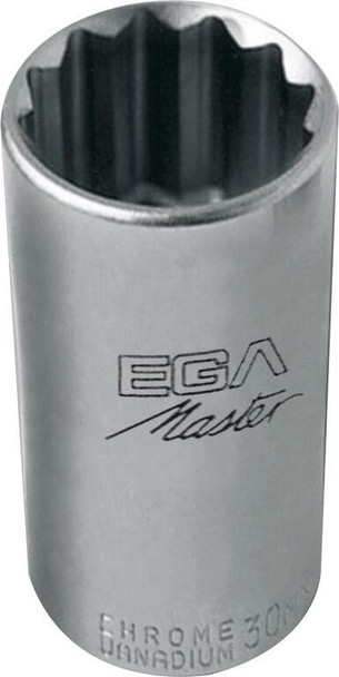  EGA Master Socket Wrench 1/4" Drive Long Serie 12 Edges 