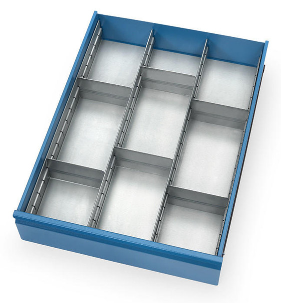  Fetra Drawer subdivison-set for 1 drawer of table top and workshop carts 