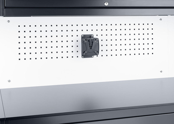  Bott perfo monitor holder bracket, with vesa 75/100 fixing pattern,aluminium 