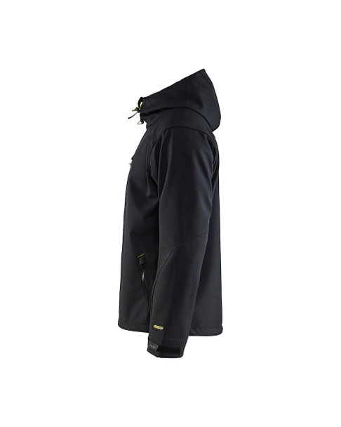 Blaklader Pro Softshell Jacket Black/Green   Blaklader Pro Softshell Jacket Black/Green
