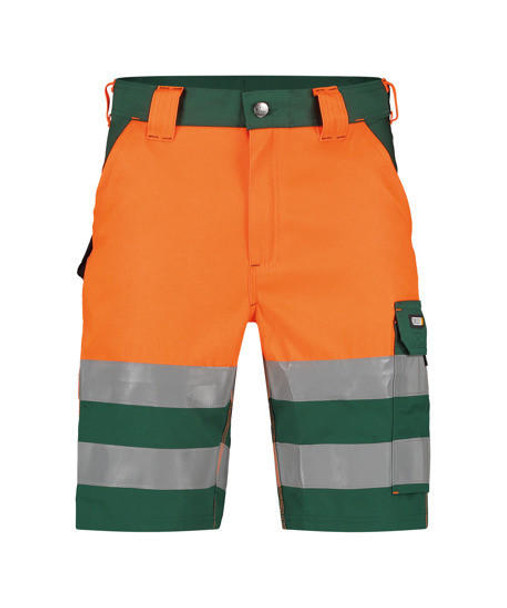  Dassy Venna (250030) High visibility work shorts Orange/Green, 31" 