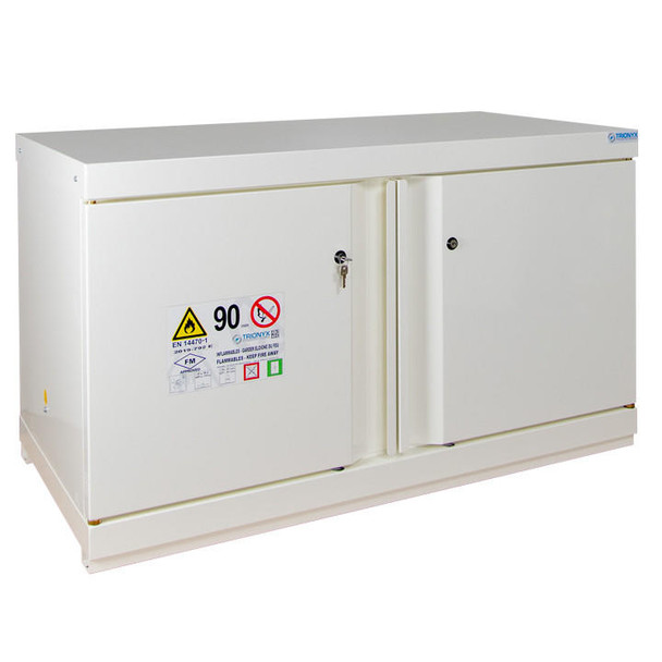 Ecosafe ECOSAFE Fire-proof safety cabinet 90 minutes under-bench 2 doors 2 compartments 