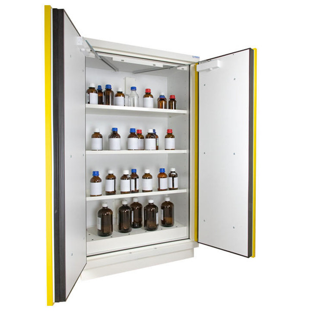 Ecosafe ECOSAFE Fire-proof safety cabinet 90 minutes tall 2 yellow doors equipped 