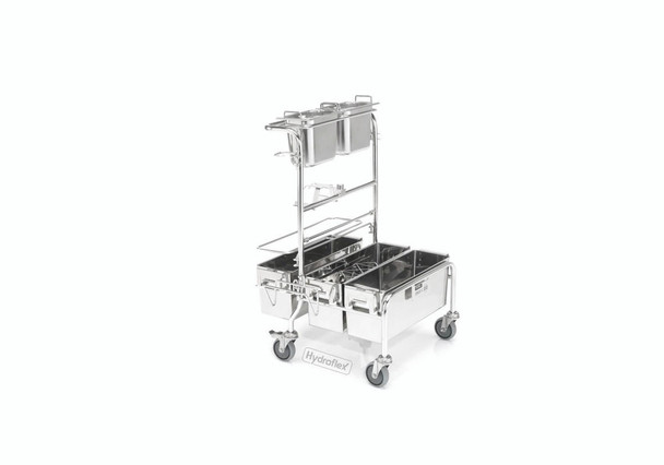  Hydroflex PurMop 2.0 ERGO-S 230 Cleanroom Trolley with Mop Wetting System 2 buckets 