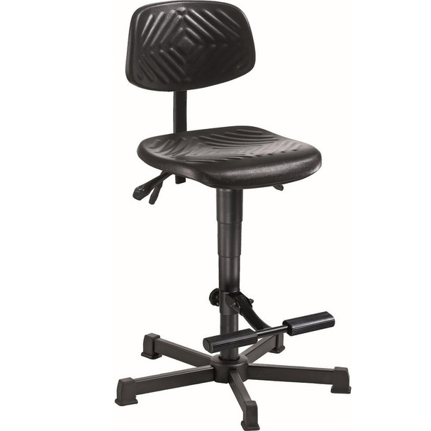 Meychair Chair with climbing aid, W1-H-PU-AH2; PU black 