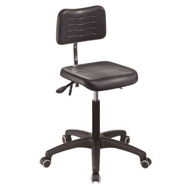  Meychair Chair with castors, W5-TR-PU; PU black 