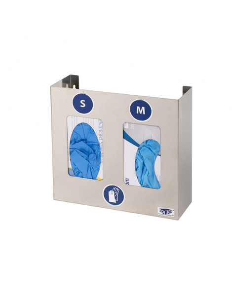  EPI BOX Stainless steel glove dispenser for 2 boxes 