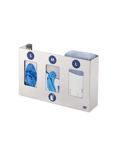  EPI BOX Stainless steel dispenser gloves dispenser- 3 boxes 