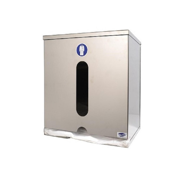  EPI BOX Stainless steel coat & coverall dispenser, size XL 