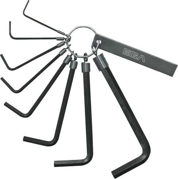  EGA Master Set Of 8 Hexagonal Key Wrenches (1,5-8 Mm) 