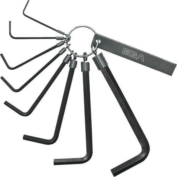  EGA Master Set Of 8 Hexagonal Key Wrenches (5/64"-5/16") 