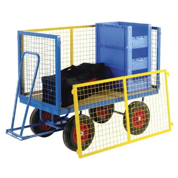 TSL Approved Turntable Trailers with Mesh Cage Supports 