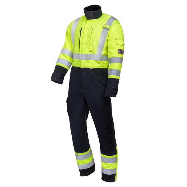  ProGARM 6460 Coverall, Navy/Yellow 