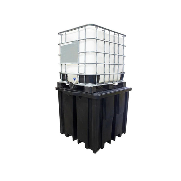 TSL Approved Recycled Bund Pallet with 4-way entry suitable for 1 x 1000ltr IBC 1150ltr bund 