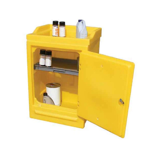 TSL Approved Poly Work Stand with removable inner storage tray 48ltr bund 