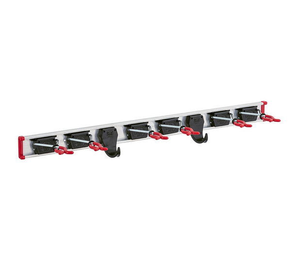  Bruns 750mm Tool Rail with 6 Tool Holders and 2 Hooks 