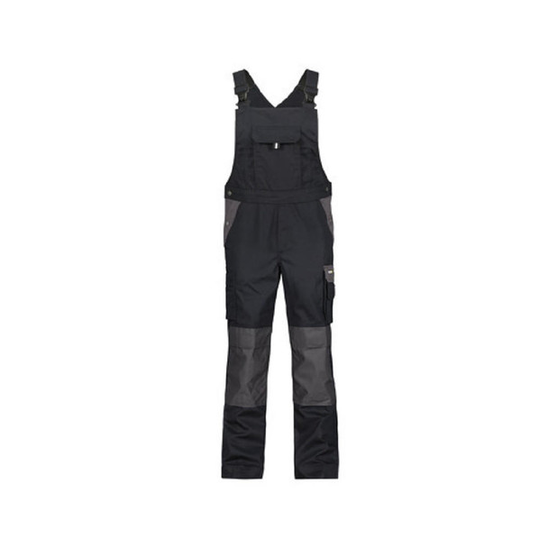 Dassy DASSY Versailles Two-Tone Brace Overall in Black/Cement Grey 