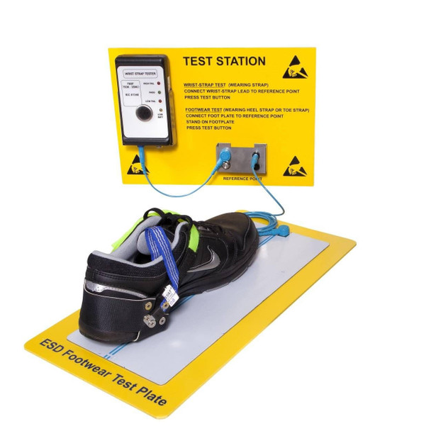 TSL Approved ESD Footwear / Wrist Strap Test Station 