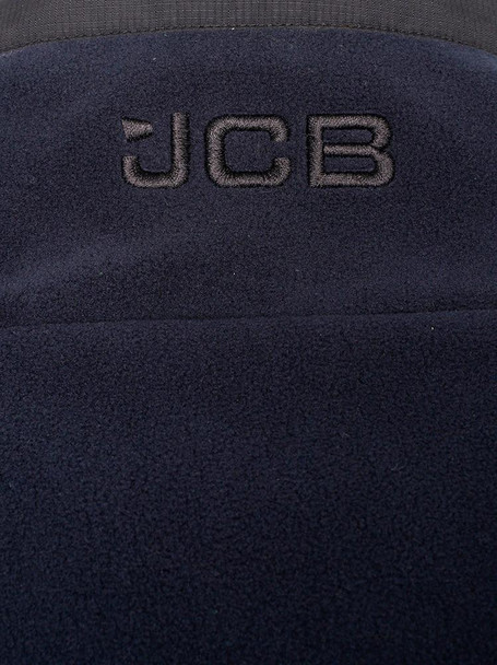 JCB Workwear Trade Heavyweight 1/4 Zip Tech Fleece, Navy Blue   JCB Workwear Trade Heavyweight 1/4 Zip Tech Fleece, Navy Blue
