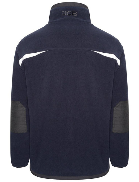 JCB Workwear Trade Heavyweight 1/4 Zip Tech Fleece, Navy Blue   JCB Workwear Trade Heavyweight 1/4 Zip Tech Fleece, Navy Blue