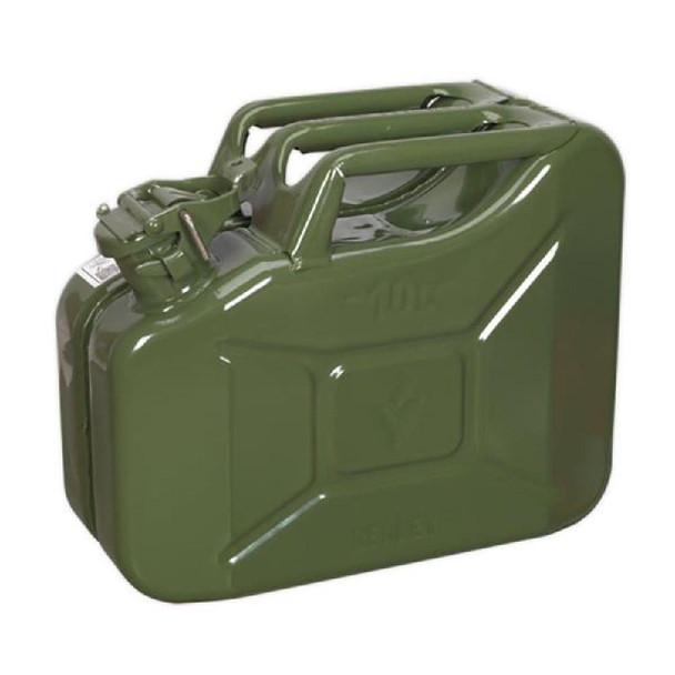  Sealey Jerry Can 10L - Green 