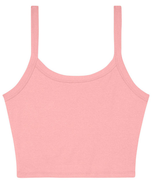 Belle Canvas BE139 Womens Micro Rib Spaghetti Strap Tank 