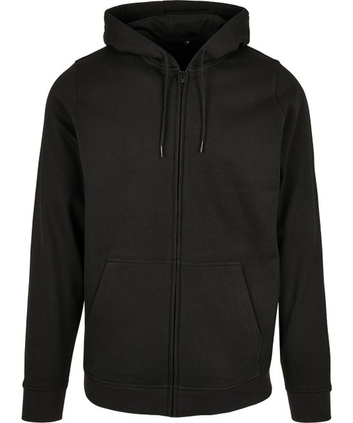 Build Your Brand Basic BB008 Basic Zip Hoodie Unisex 