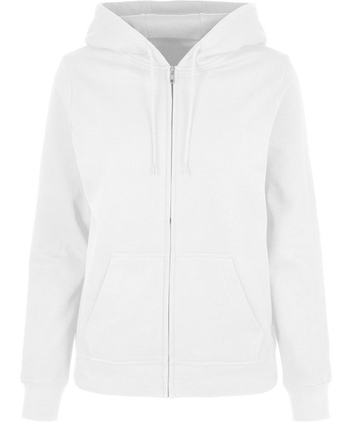 Build Your Brand Basic BB009 Womens Basic Zip Hoodie 