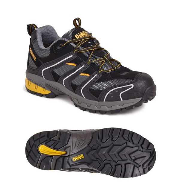 DeWalt Cutter Steel Toe Sports Trainer, Black/Grey   DeWalt Cutter Steel Toe Sports Trainer, Black/Grey
