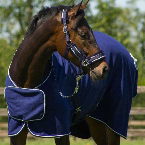  Fleece Horse Rug Navy 
