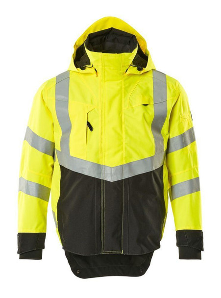  Mascot® Safe Supreme Harlow Outer shell jacket, Hi Vis Yellow/Black (AS) 