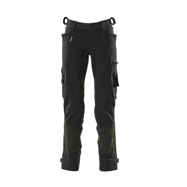  Mascot® Advanced Trousers with Kevlar Kneepad Pockets , Black (AS) 