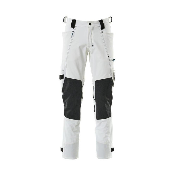  Mascot® Advanced Trousers with Kevlar Kneepad Pockets , White (AS) 