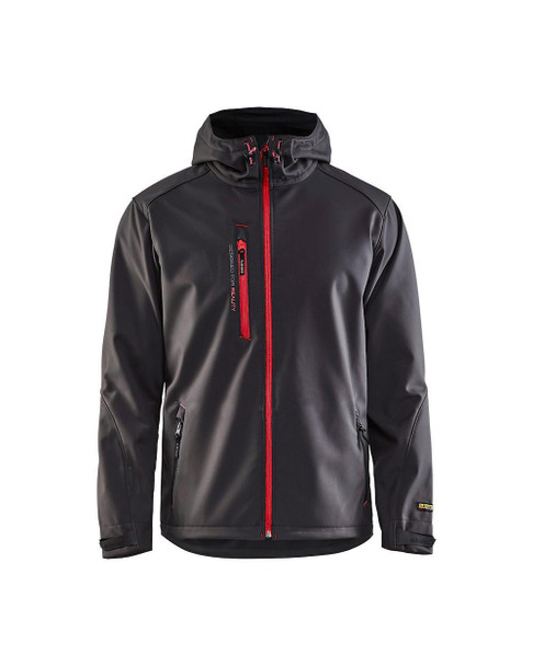  Blaklader Pro Softshell Jacket Dark grey/red (AS) 