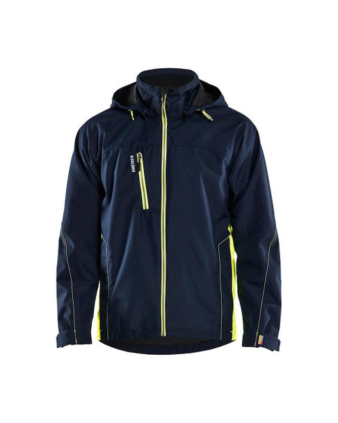  Blaklader Shell jacket Dark navy/Hi-vis Yellow (AS) 