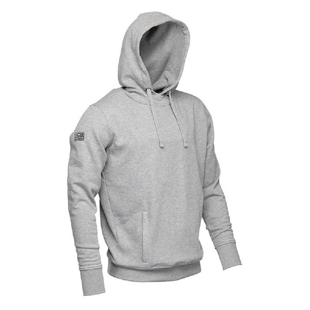  JCB Workwear Essential Hoodie, Grey Marl 