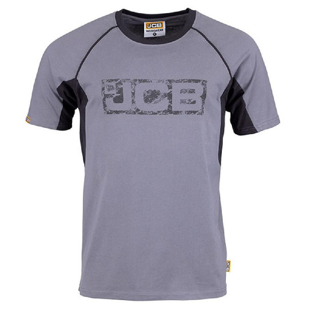  JCB Workwear Trade T-Shirt, Black/Grey 
