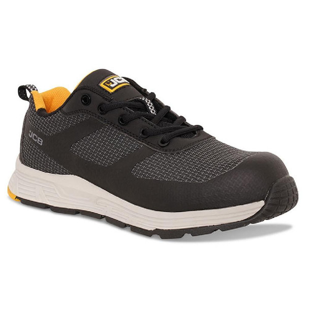  JCB Workwear Spark Safety Trainer, Black 