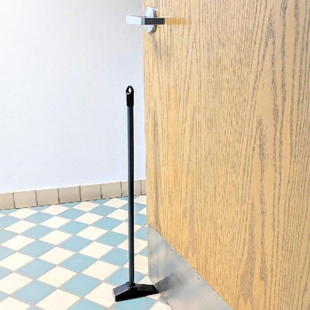 TSL Approved Duff Handle Doorstops with PVC Handle and Rubber Base 
